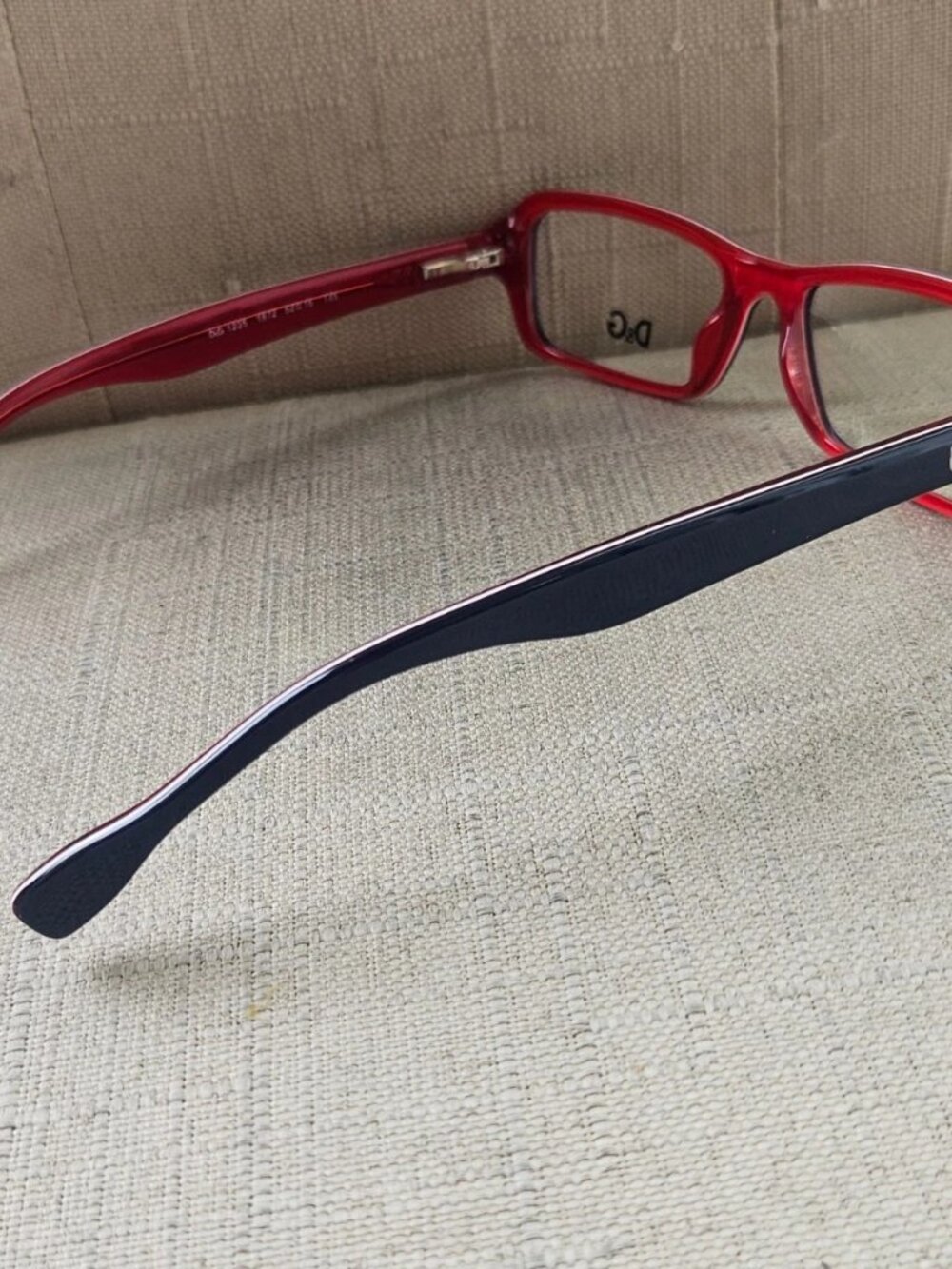 Dolce & Gabbana Women Glasses Frame D&G 1225 Dark Blue/Red Tone Eyewear New - Picture 8 of 12